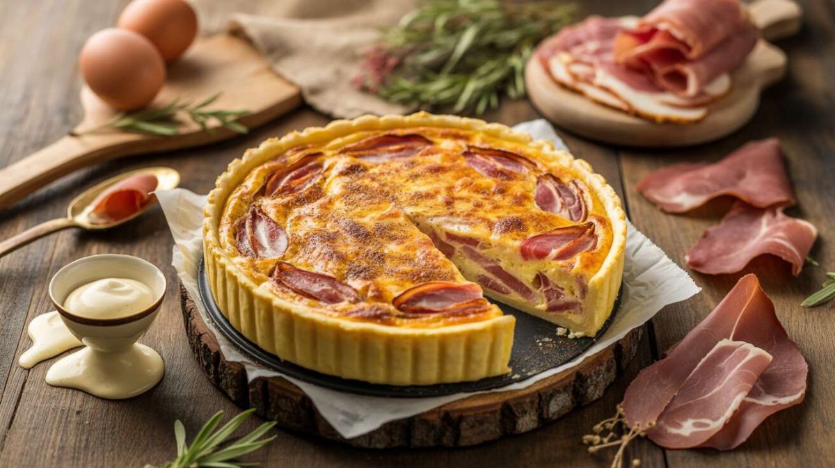 Savourez l'automne avec une quiche légère aux poireaux et jambon